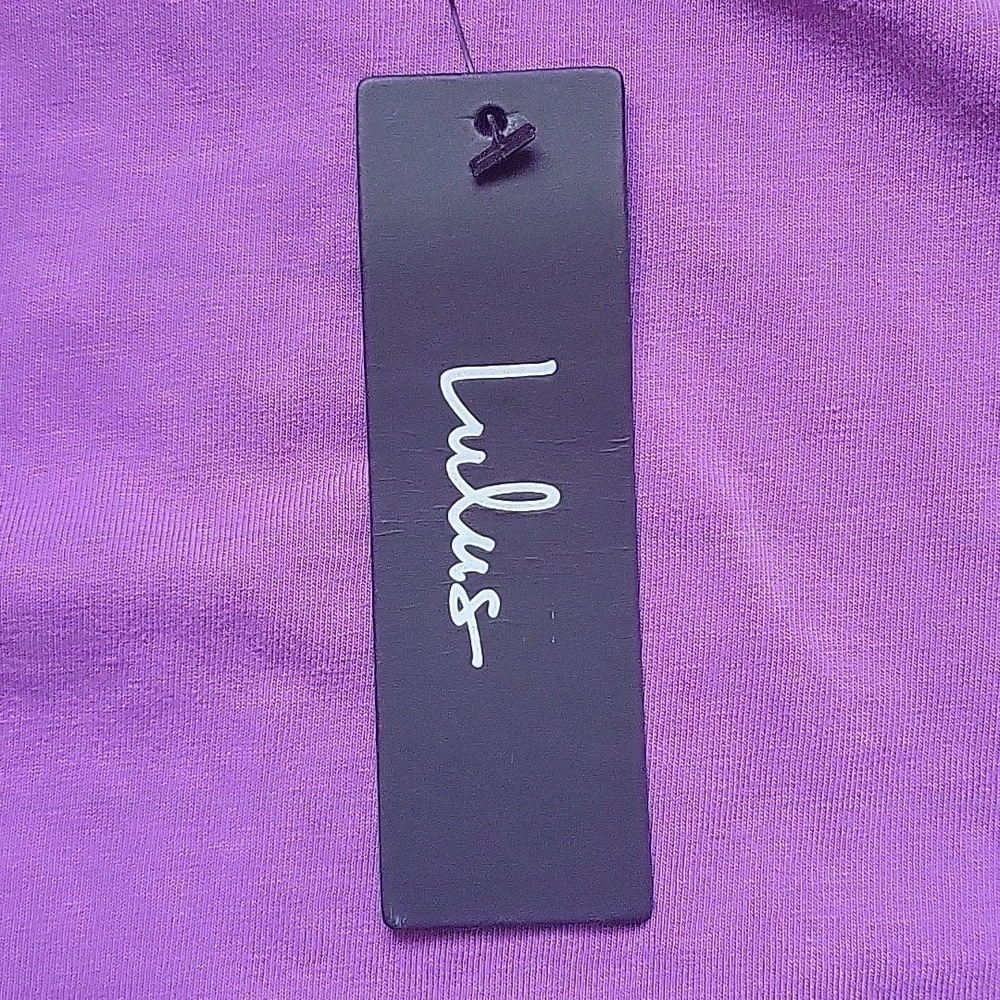 NWT LULUS Purple Tank Top 💜 sz small - Picture 6 of 6